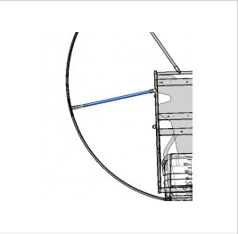 Rayon Carbone Inférieur Cage PRIMUS